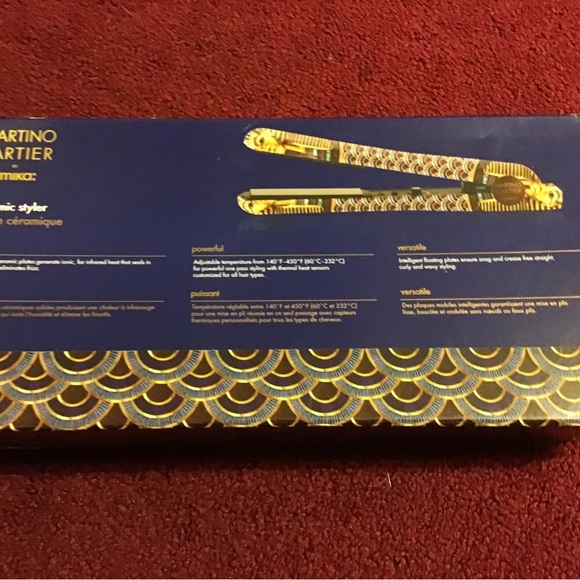 AMIKA MARTINO CARTIER CERAMIC HAIR STYLER STRAIGHTEN NIB - Picture 3 of 4